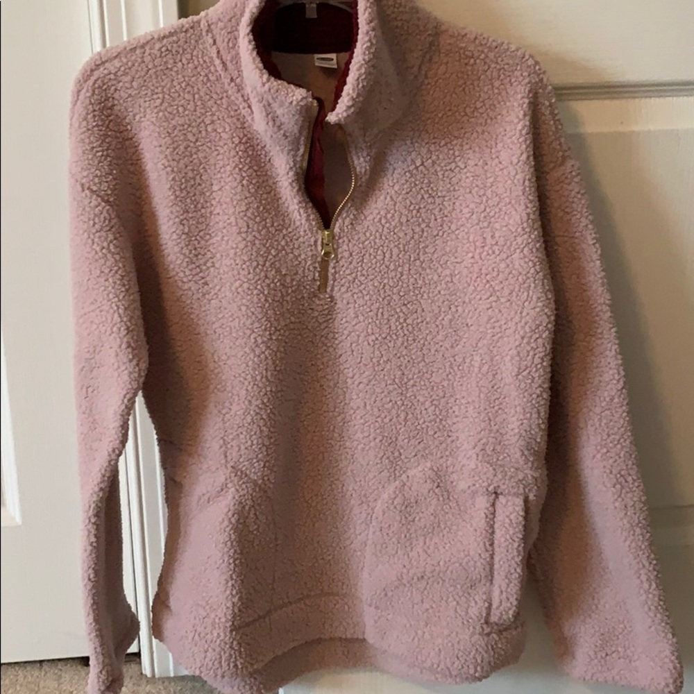 Old Navy Sherpa3/4 Zip Sweatshirt SOLD